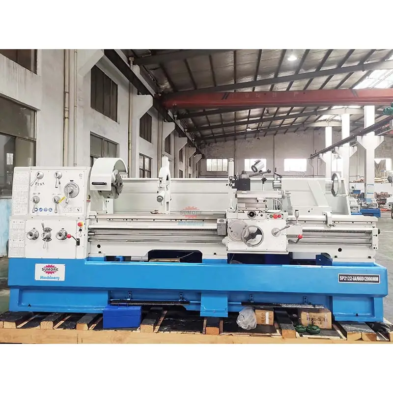 Torno con cabezal de engranaje SP2122-IA 3